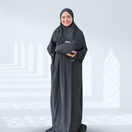 Dania Noir Robe de Prière 1 pièce