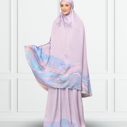 Miraya Aurora Violet Robe de Prière Voyage Luxe