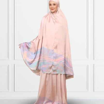 Miraya Aurora Blush Robe de Prière Voyage Luxe